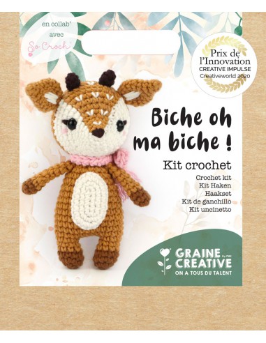 KIT CROCHET AMIGURUMI BICHE 170 mm