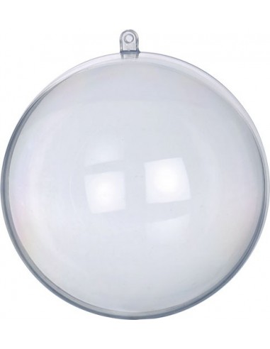 BOULE PLASTIQUE TRANSPARENTE -DIAMETRE 160MM