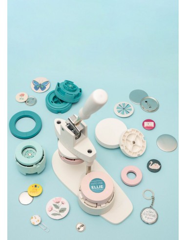 Button press kit - outil pour créer badges, boutons, miroirs, porte-clé,...