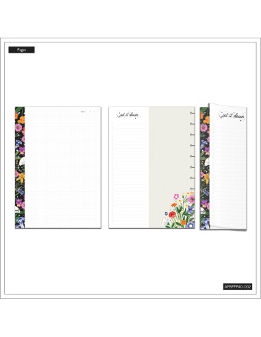 BIG - recharge papier pré-pliées - Moody Blooms