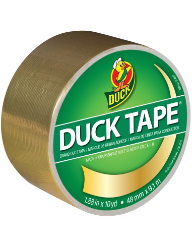 Scotch large et résistant DUCK TAPE - doré