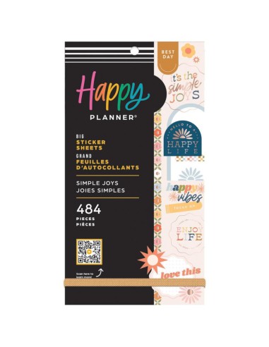 Bloc de 484 stickers - Simple Joys