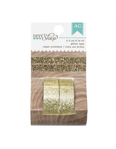 2 rouleaux - Gold Glitter Tape